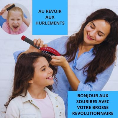 Brosse cheveux poil de sanglier - Detangling Brush™